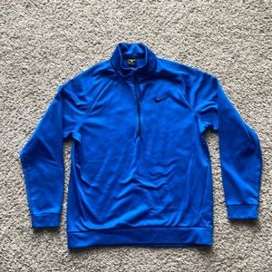 Nike Dri-fit long sleeve 1/4 zip pull over, maybe worn once!